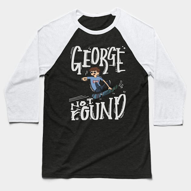 georgenotfound skateboarding Baseball T-Shirt by naddakkidal